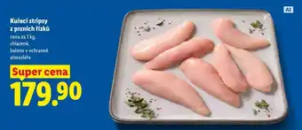 Lidl Kuřecí stripsy z prsních řízků nabídka
