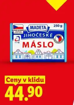 Lidl Jihočeské máslo nabídka