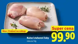 Lidl Kuřecí stehenní řízky nabídka