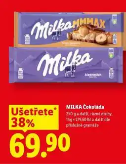 Lidl Milka Čokoláda nabídka