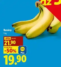 Lidl Banány nabídka