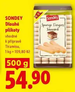 Lidl SONDEY DLOUHÉ PIŠKOTY nabídka