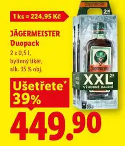 Lidl JÄGERMEISTER DUOPACK nabídka