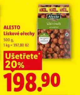 Lidl ALESTO Lískové ořechy nabídka