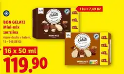 Lidl BON GELATI Mini-mix zmrzlina nabídka