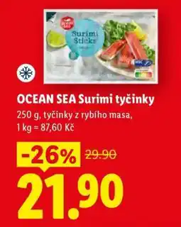 Lidl OCEAN SEA SURIMI TYČINKY nabídka
