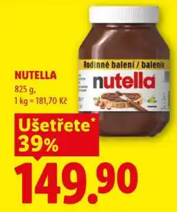 Lidl Nutella nabídka