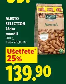 Lidl ALESTO SELECTION Jádra mandlí nabídka