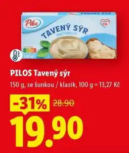Lidl Pilos TAVENÝ SÝR nabídka