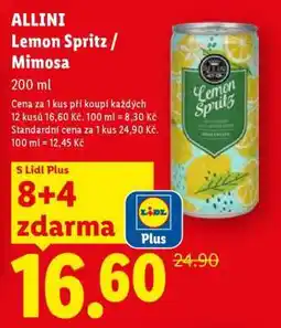 Lidl ALLINI Lemon Spritz / Mimosa nabídka