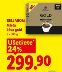 Lidl BELLAROM Mletá káva gold 2 x 500 g nabídka
