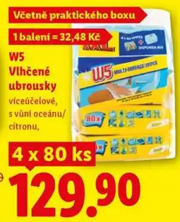 Lidl W5 Vlhčené ubrousky nabídka