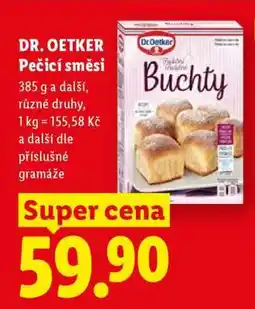 Lidl Dr. Oetker pečicí směsi nabídka