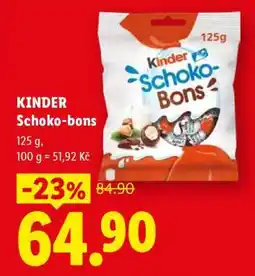 Lidl Kinder Schoko-Bons nabídka