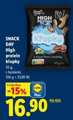 Lidl SNACK DAY High protein křupky nabídka
