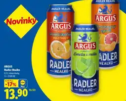 Lidl ARGUS Radler Nealko nabídka
