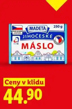Lidl Jihočeské máslo nabídka