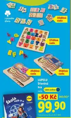 Lidl lupilu Dřevěná hra nabídka