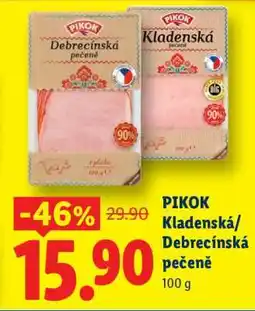 Lidl Pikok KLADENSKÁ DEBRECÍNSKÁ PEČENĚ nabídka