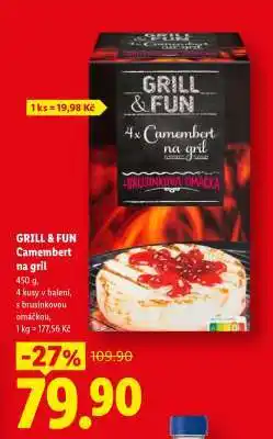 Lidl GRILL&FUN Camembert na gril nabídka