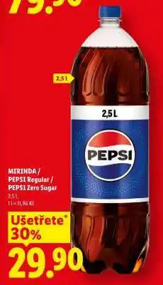 MIRINDA / PEPSI Regular / PEPSI Zero Sugar