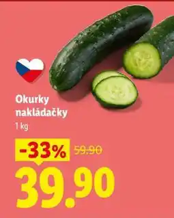 Lidl Okurky nakládačky nabídka