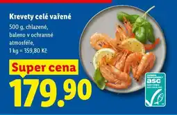 Lidl KREVETY CELÉ VAŘENÉ nabídka