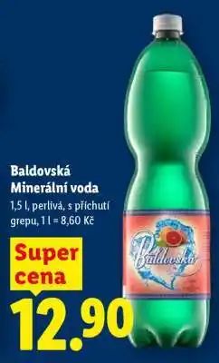 Lidl Baldovská Minerální voda nabídka