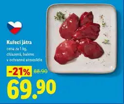 Lidl Kuřecí játra nabídka