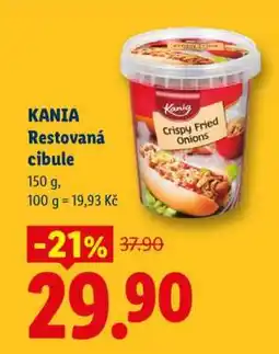 Lidl KANIA Restovaná cibule nabídka