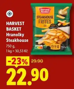 Lidl HARVEST BASKET Hranolky Steakhouse nabídka