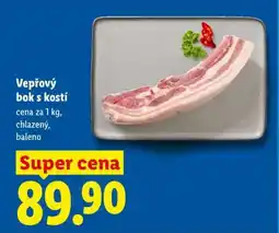 Lidl Vepřový bok s kostí nabídka