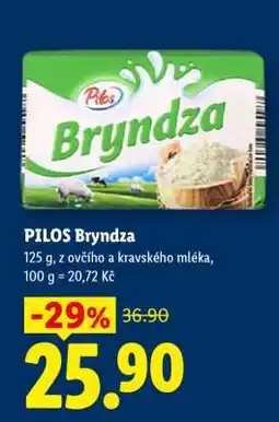 Lidl PILOS Bryndza nabídka