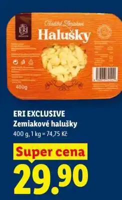 Lidl ERI EXCLUSIVE Zemiakové halušky nabídka