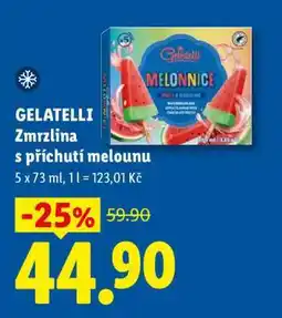 Lidl GELATELLI Zmrzlina s příchutí melounu nabídka
