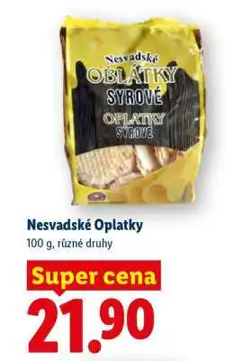 Lidl NESVADSKÉ OPLATKY nabídka