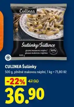 Lidl CULINEA ŠULÁNKY nabídka