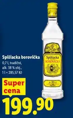 Lidl SPIŠIACKA BOROVIČKA nabídka