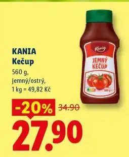 Lidl KANIA KEČUP nabídka