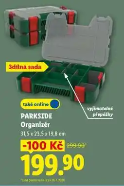 Lidl PARKSIDE ORGANIZÉR nabídka