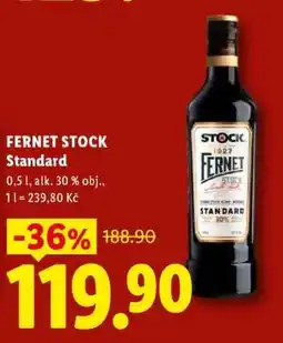 Lidl FERNET STOCK STANDARD nabídka