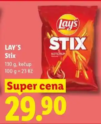 Lidl Lay’s STIX nabídka