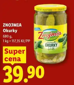 Lidl Znojmia Okurky nabídka