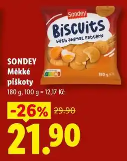 Lidl SONDEY Měkké piškoty nabídka
