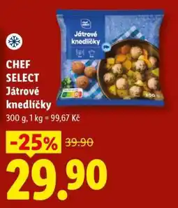Lidl CHEF SELECT Játrové knedlíčky nabídka