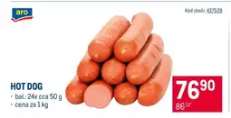 Makro Hot Dog nabídka