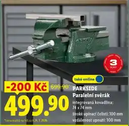 Lidl PARKSIDE Paralelní svěrák nabídka