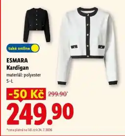 Lidl ESMARA Kardigan nabídka