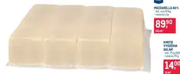 Makro Mozzarella 40 % nabídka