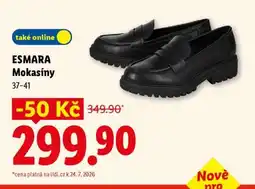 Lidl ESMARA Mokasíny nabídka